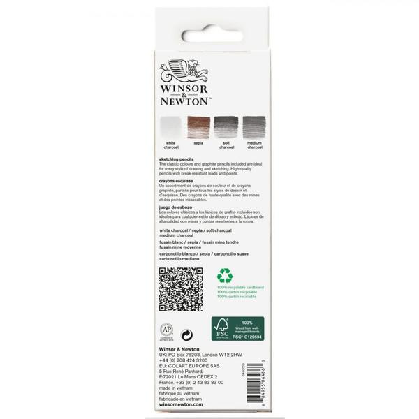 Imagem de Estojo Sketching Crayon Winsor & Newton 5 Peças