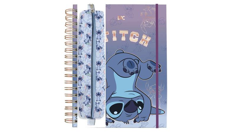 Imagem de Estojo Stitch Disney Com Elástico Para Fixar Em Caderno DAC