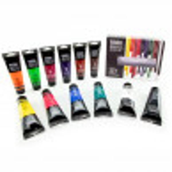 Imagem de Estojo Tinta Acrílica Liquitex Basics 118ml 12 Cores