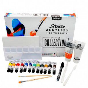 Imagem de Estojo Tinta Acrílica Pébéo Collection Box