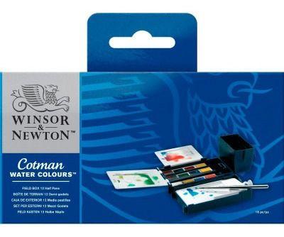 Imagem de Estojo Tinta Aquarela Field Box 12 Cores Winsor & Newton