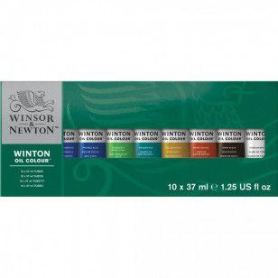 Imagem de Estojo Tinta Óleo Winsor & Newton Winton 10 Peças