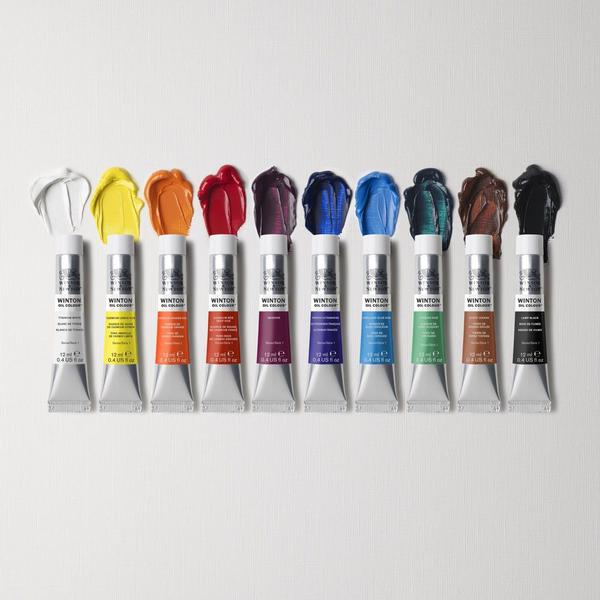 Imagem de Estojo Tinta Óleo Winton 12ml 10 Cores Winsor & Newton