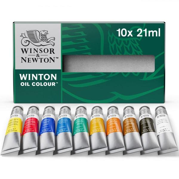 Imagem de Estojo Tinta Óleo Winton 21ml 10 Cores