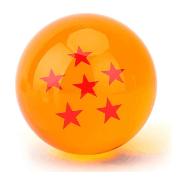 Imagem de Estrelas de Cristal Dragon Ball Z Laranja - 3,5cm - Enfeites de Mesa para Presente