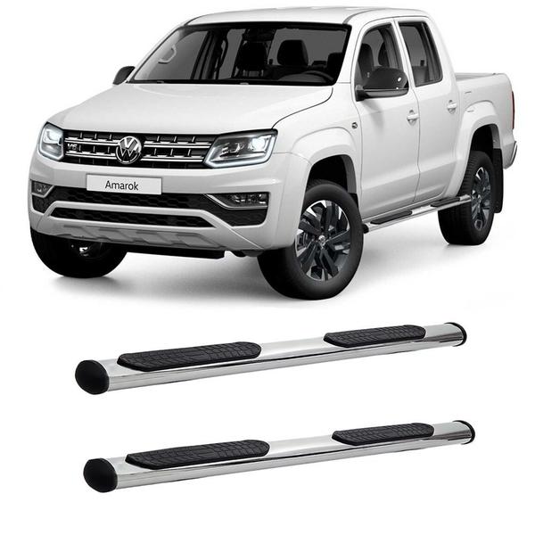 Imagem de Estribo Amarok 2010 2011 2012 2013 A 2019 Cab Dupla Cromo