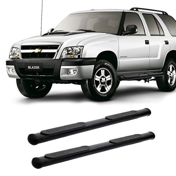 Estribo Blazer 2007 2008 2009 2010 2011 Preto Oblongo - Solar Imagem de Estribo Blazer 2007 2008 2009 2010 2011 Preto Oblongo