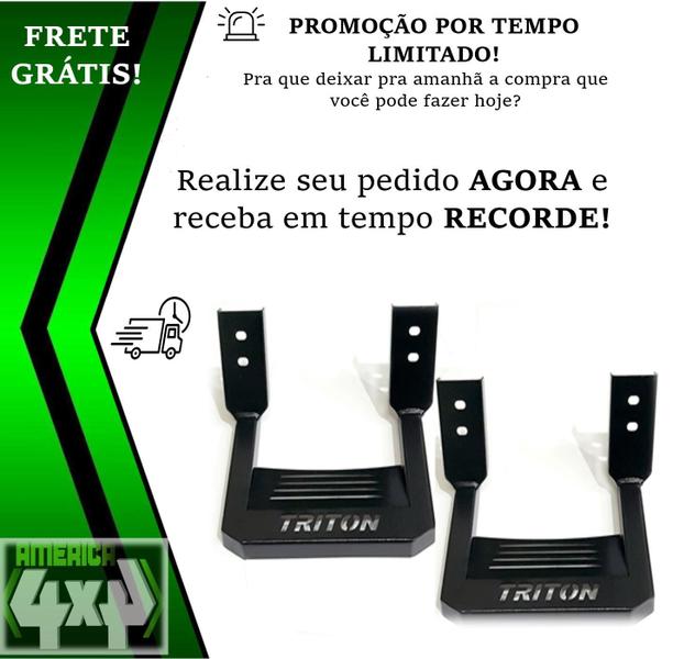 Estribo Bully Triton - AM4X4 Imagem de Estribo Bully Triton