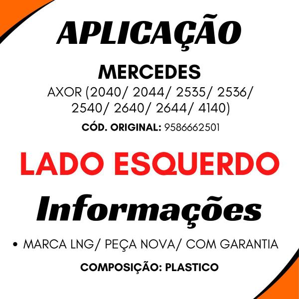 Imagem de Estribo Cabine Esquerdo Axor 4140/ 2540/ 2536/ 2640