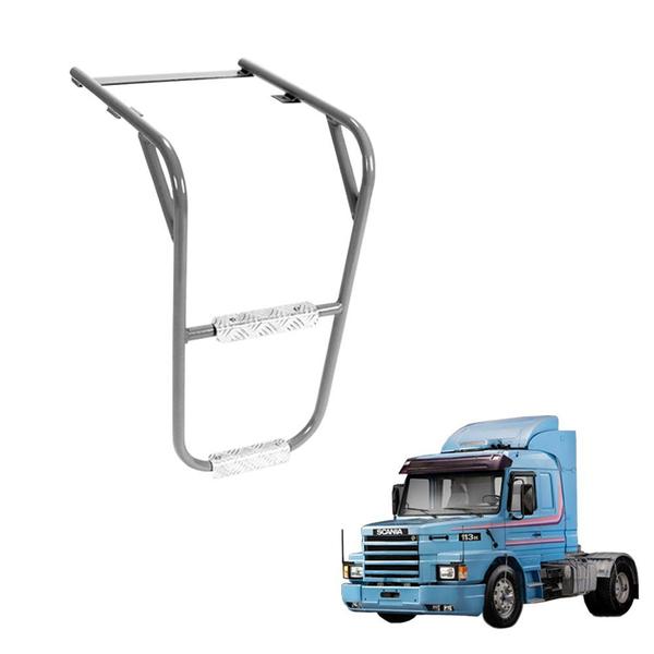 Estribo de Plataforma para Scania T/R 113/143 - Cinza - Fabbof Imagem de Estribo de Plataforma para Scania T/R 113/143 - Cinza