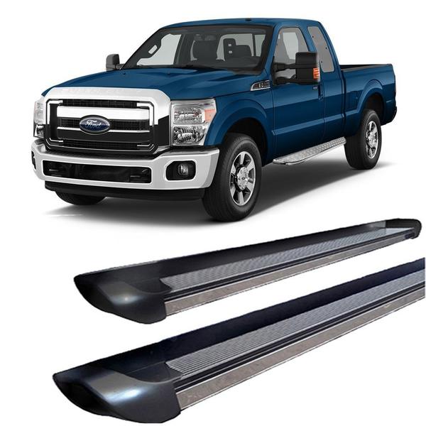 Estribo F-250 Personalizado Preto Brilhante C S - HOZZ Imagem de Estribo F-250 Personalizado Preto Brilhante C S