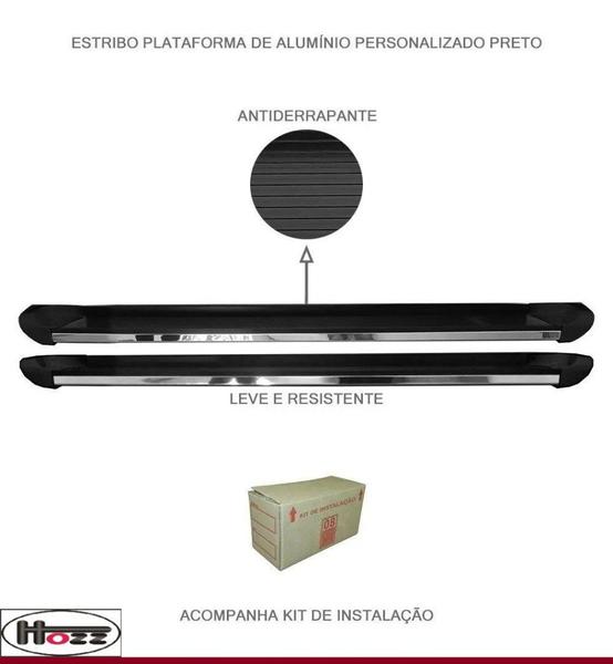 Estribo F-250 Personalizado Preto Brilhante C S - HOZZ Imagem de Estribo F-250 Personalizado Preto Brilhante C S