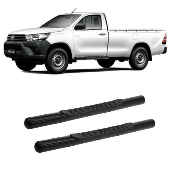 Estribo Hilux 2006 2007 2008 2009 2010 Preto Oblongo CS - Solar Imagem de Estribo Hilux 2006 2007 2008 2009 2010 Preto Oblongo CS