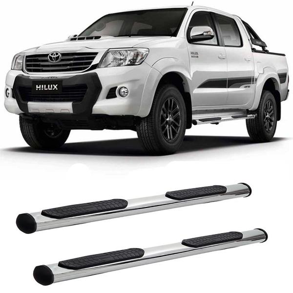 Imagem de Estribo Hilux 2006 A 2013 2014 2015 Cabine Dupla Cromado