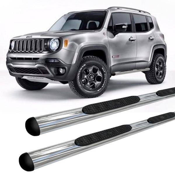 Imagem de Estribo Jeep Renegade oblongo Oval Cromado