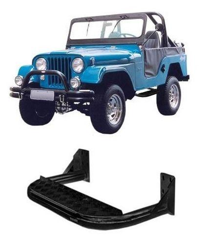 Imagem de Estribo Jeep Willys Chapa Preto