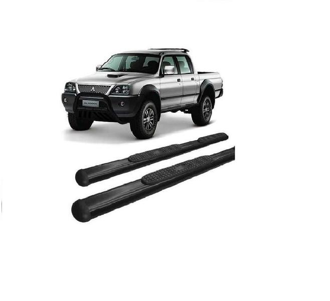 Estribo L200 Sport/outdoor Oblongo Oval Preto - HOZZ Imagem de Estribo L200 Sport/outdoor Oblongo Oval Preto