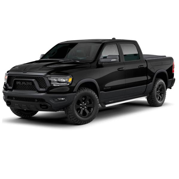 Imagem de Estribo Lateral Dodge Ram 1500 2021 2022 Personalizado Preto Fosco