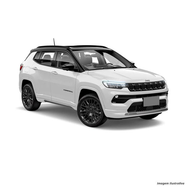 Imagem de Estribo Lateral Jeep Compass 2016 a 2023 Alumínio Preto A4