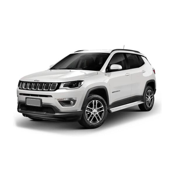 Imagem de Estribo Lateral Jeep Compass 2017 a 2019 Aluminio Polido Track