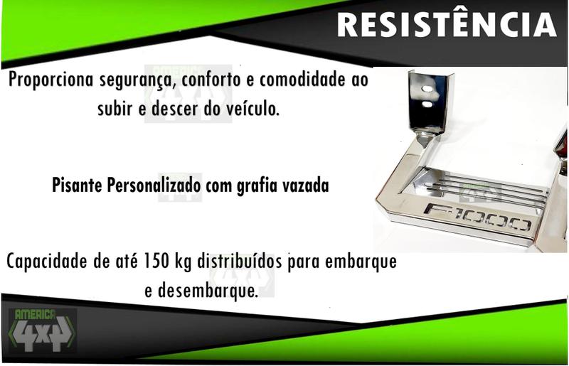 Imagem de Estribo Modelo Bully F-1000 Em Aço Inox