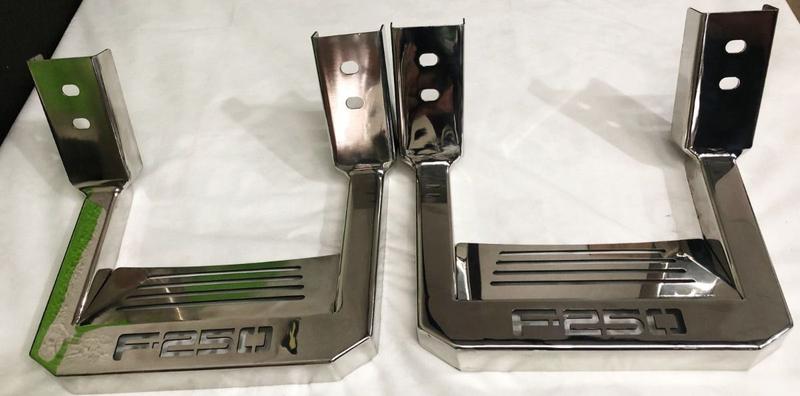 Estribo Modelo Bully F-250 Em Aço Inox - AM4X4 Imagem de Estribo Modelo Bully F-250 Em Aço Inox