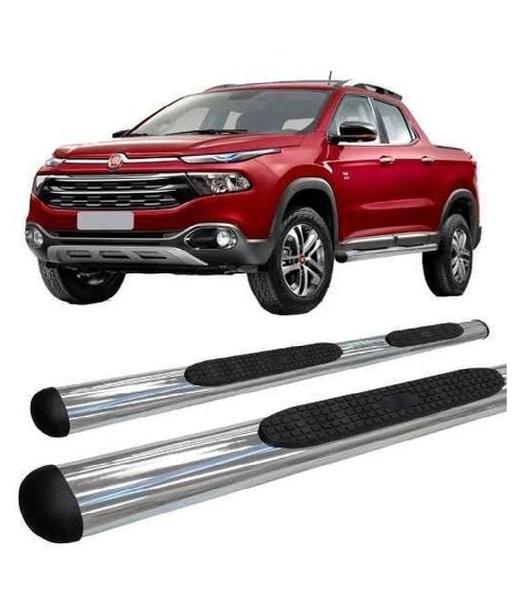 Imagem de Estribo Oval Cromado Fiat Toro 16 2020