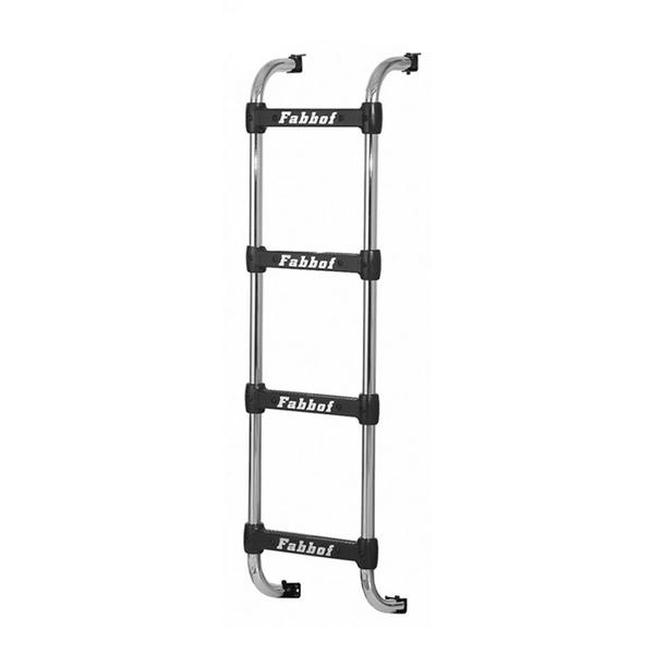 Estribo p Cabine Scania T/R 114/124 Cromada 4 Degraus 1460mm - Fabbof Imagem de Estribo p Cabine Scania T/R 114/124 Cromada 4 Degraus 1460mm