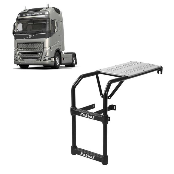 Imagem de Estribo Plataforma p Volvo FH 2015 2016 2017 2018 LE Preto