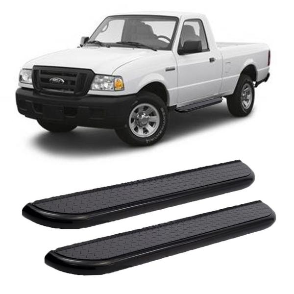 Estribo Ranger 1998 A 2009 2010 2011 2012 Cab Simples Preto - Solar Imagem de Estribo Ranger 1998 A 2009 2010 2011 2012 Cab Simples Preto