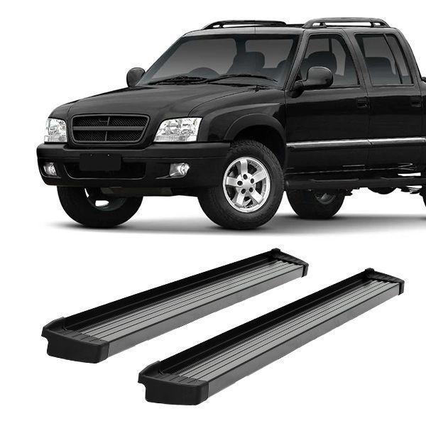 Estribo S10 1996 A 2007 2008 2009 2010 2011 Cab Dupla Preto - Solar Imagem de Estribo S10 1996 A 2007 2008 2009 2010 2011 Cab Dupla Preto
