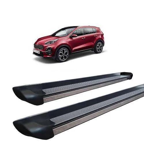 Estribo Sportage Personalizado De Aluminio Preto - HOZZ Imagem de Estribo Sportage Personalizado De Aluminio Preto