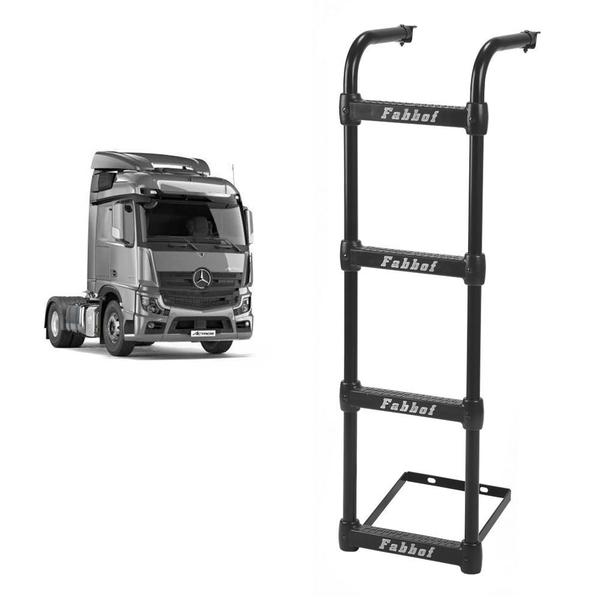 Estribo Traseiro para MB Actros até 2020 4 Degraus 1187mm - Fabbof Imagem de Estribo Traseiro para MB Actros até 2020 4 Degraus 1187mm