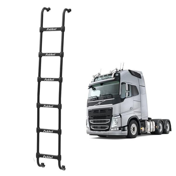 Imagem de Estribo Traseiro para Volvo FH 2015 2016 217 Preto 6 Degraus