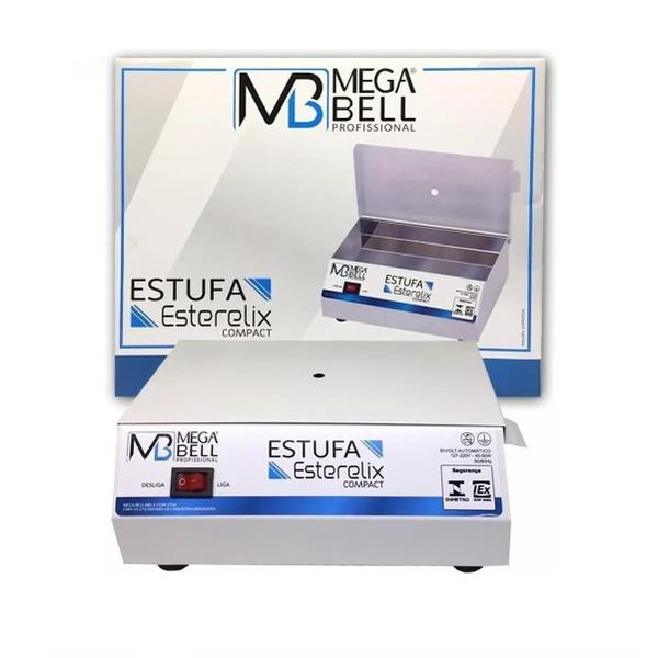 Estufa Esterilizador Manicure + 144 Mini Lixas + 100 Palitos - Mega Bell Imagem de Estufa Esterilizador Manicure + 144 Mini Lixas + 100 Palitos