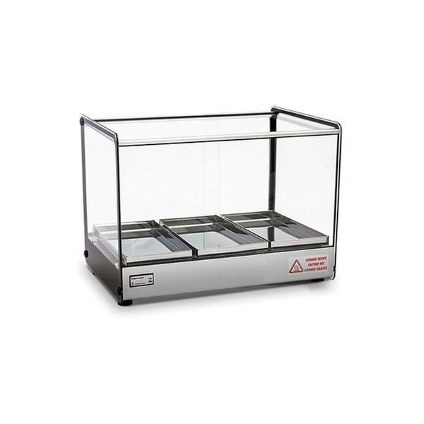 Estufa EVR LC 3B c/ LED e Estrutura em Alumínio Anodizado e Vidros Serigrafados 3 Bandejas Cinza - Titã Imagem de Estufa EVR LC 3B c/ LED e Estrutura em Alumínio Anodizado e Vidros Serigrafados 3 Bandejas Cinza - Titã