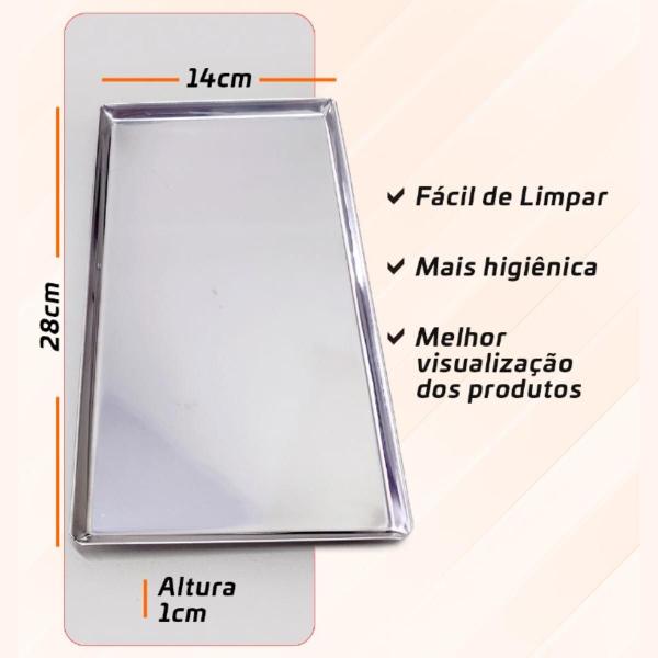Estufa Para Salgados Quadrada Dupla 10 Bandejas EVR BC Titã Imagem de Estufa Para Salgados Quadrada Dupla 10 Bandejas EVR BC Titã