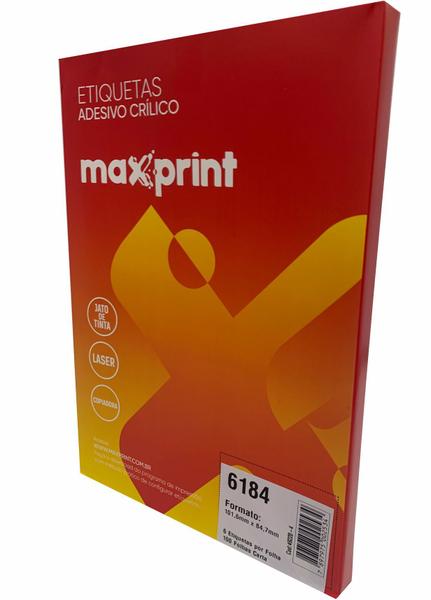 Imagem de Etiqueta 6184 ink/las 84,7,x101,mm 100fls maxprint