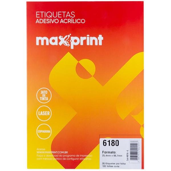 Imagem de Etiqueta Carta 6187 100FLS 44,4X12,7 MM