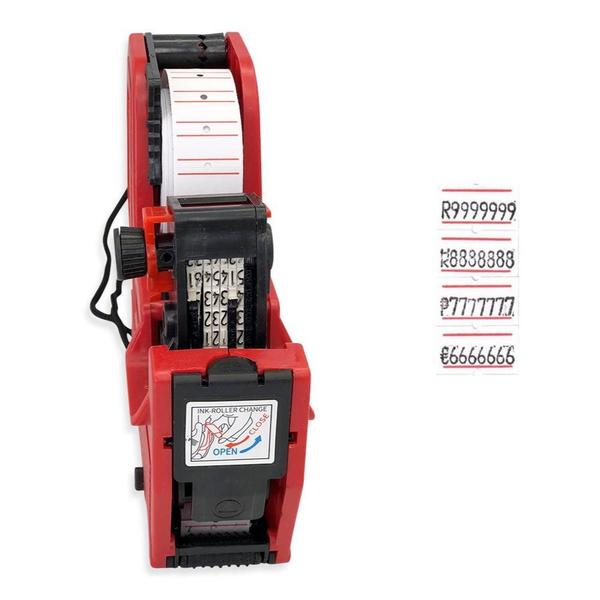 Imagem de Etiquetadora Manual Preços 8 Dígitos para Loja e Mercearia