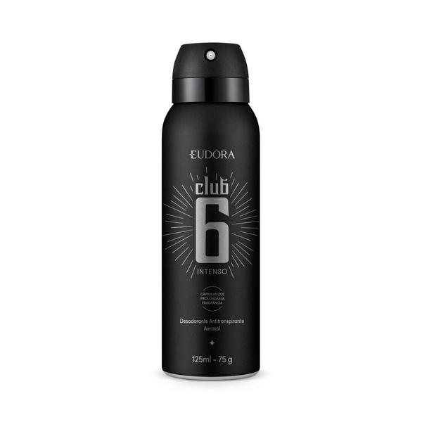 Imagem de Eudora Club 6 Intenso Desodorante Antitranspirante  125ml/75g