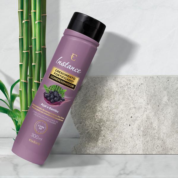 Eudora Condicionador Instance Açaí e Bambu 300ml Imagem de Eudora Condicionador Instance Açaí e Bambu 300ml