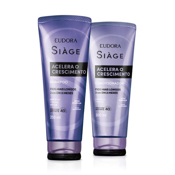 Imagem de Eudora kit siage acelera o crescimento shampoo+condicionador