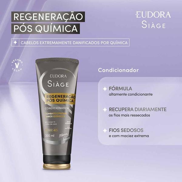 Imagem de Eudora Siàge Regeneração Pós Química Condicionador