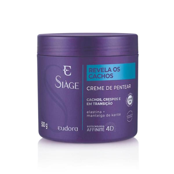 Eudora Siàge Revela os Cachos - Creme para Pentear 500g Imagem de Eudora Siàge Revela os Cachos - Creme para Pentear 500g