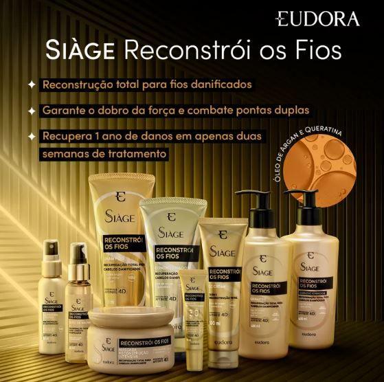 Imagem de Eudora Siàge Shampoo Reconstrói Os Fios - 250ml