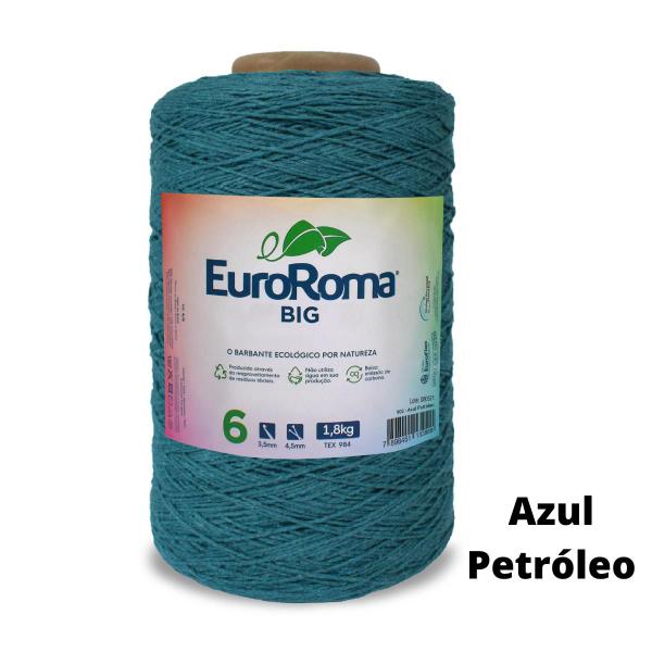 Imagem de Euroroma Big Cone Colorido 4/6 - 1,8Kg  1830m Azul Petroleo