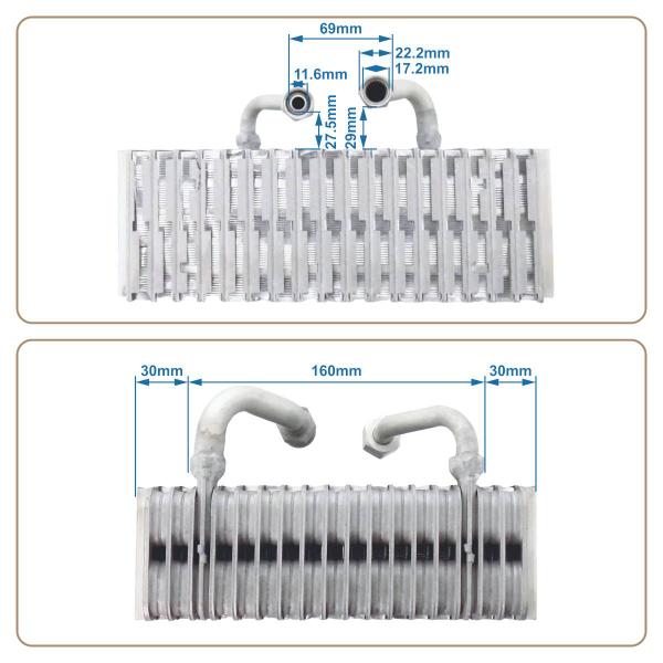 Imagem de Evaporador Universal Ar Condicionado Automotivo p/ Adaptações