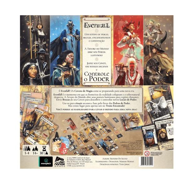 Evenfall - Jogo de Tabuleiro - MeepleBr Imagem de Evenfall - Jogo de Tabuleiro - MeepleBr