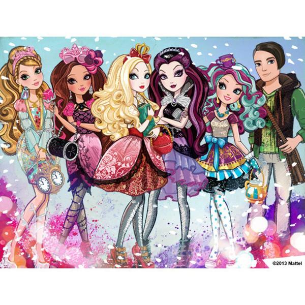 Imagem de Ever After High Papel De Arroz Para Bolos A4